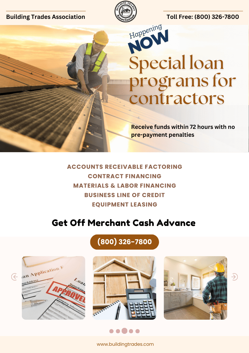 Contractors FInancing Loans